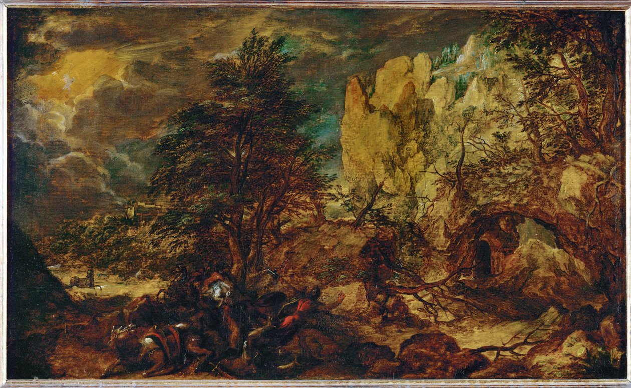 Landschaft bei Nacht von Dutch School