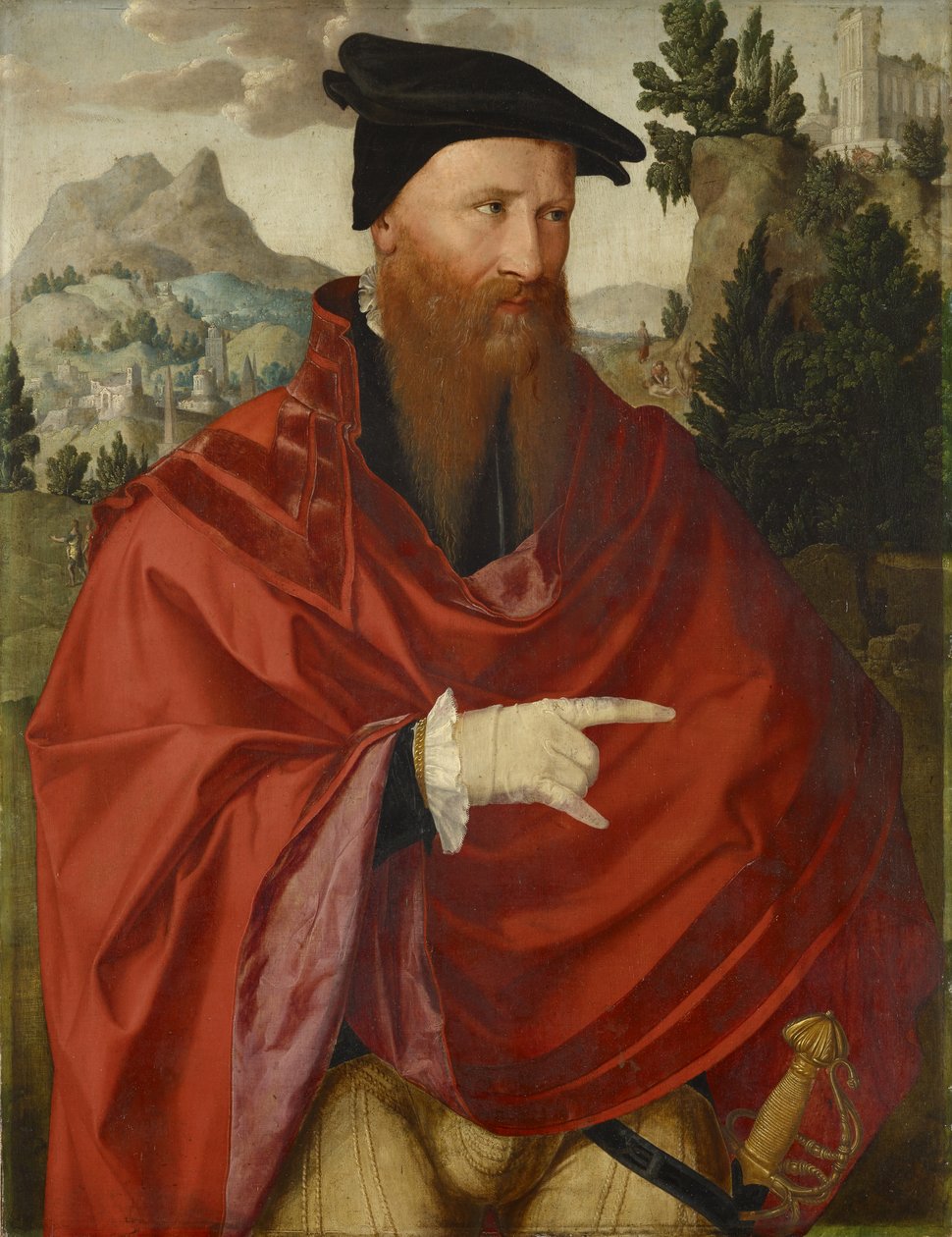 Porträt des Täufers David Joris, ca. 1540-45 von Dutch School