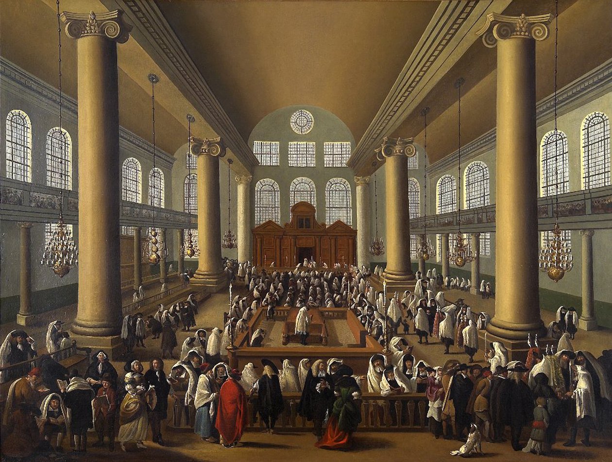 Die Portugiesische Synagoge, Amsterdam von Dutch School Dutch School
