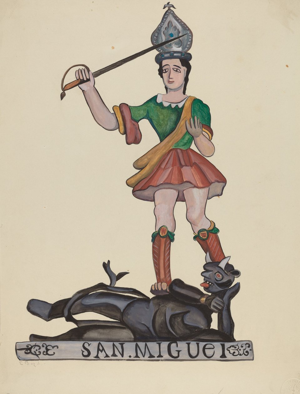 San Miguel - Der Erzengel und Satan, 1935-1942 von E. Boyd