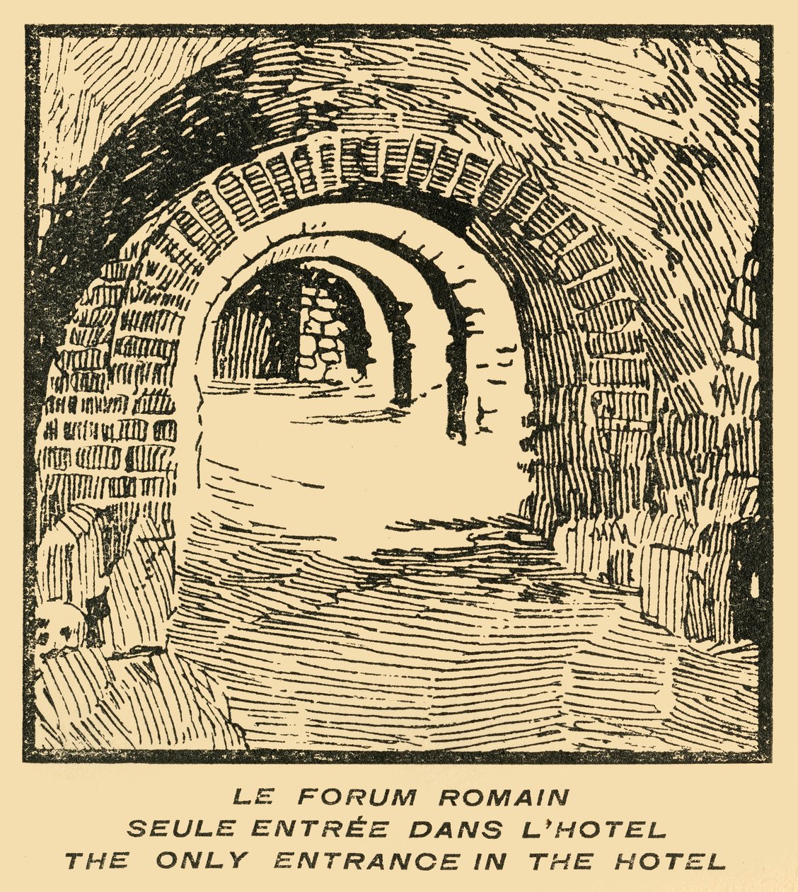 Le Forum Romain Seule Entree von E Laget