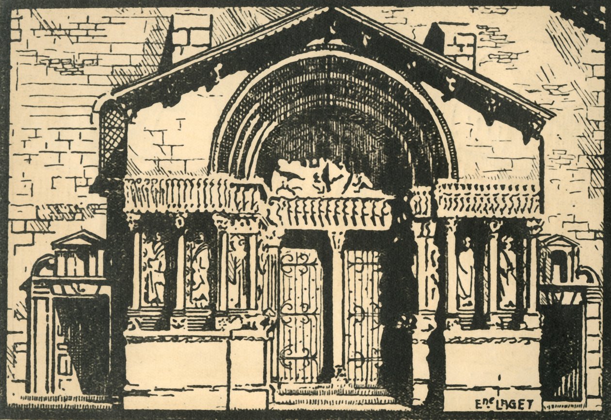 St-Trophime - Le Portail von E Laget