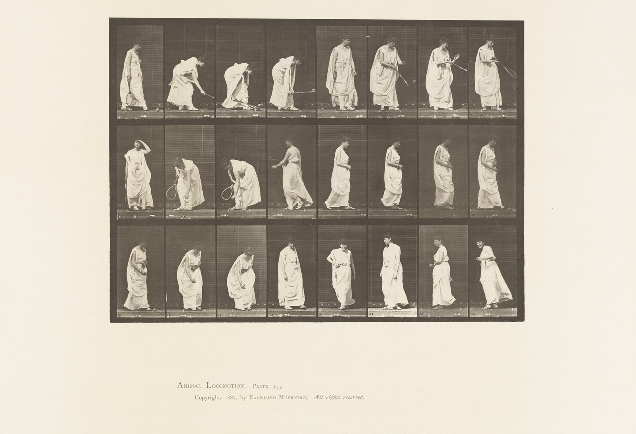 Tafel 299. Spielen mit einem Ball von Eadweard Muybridge