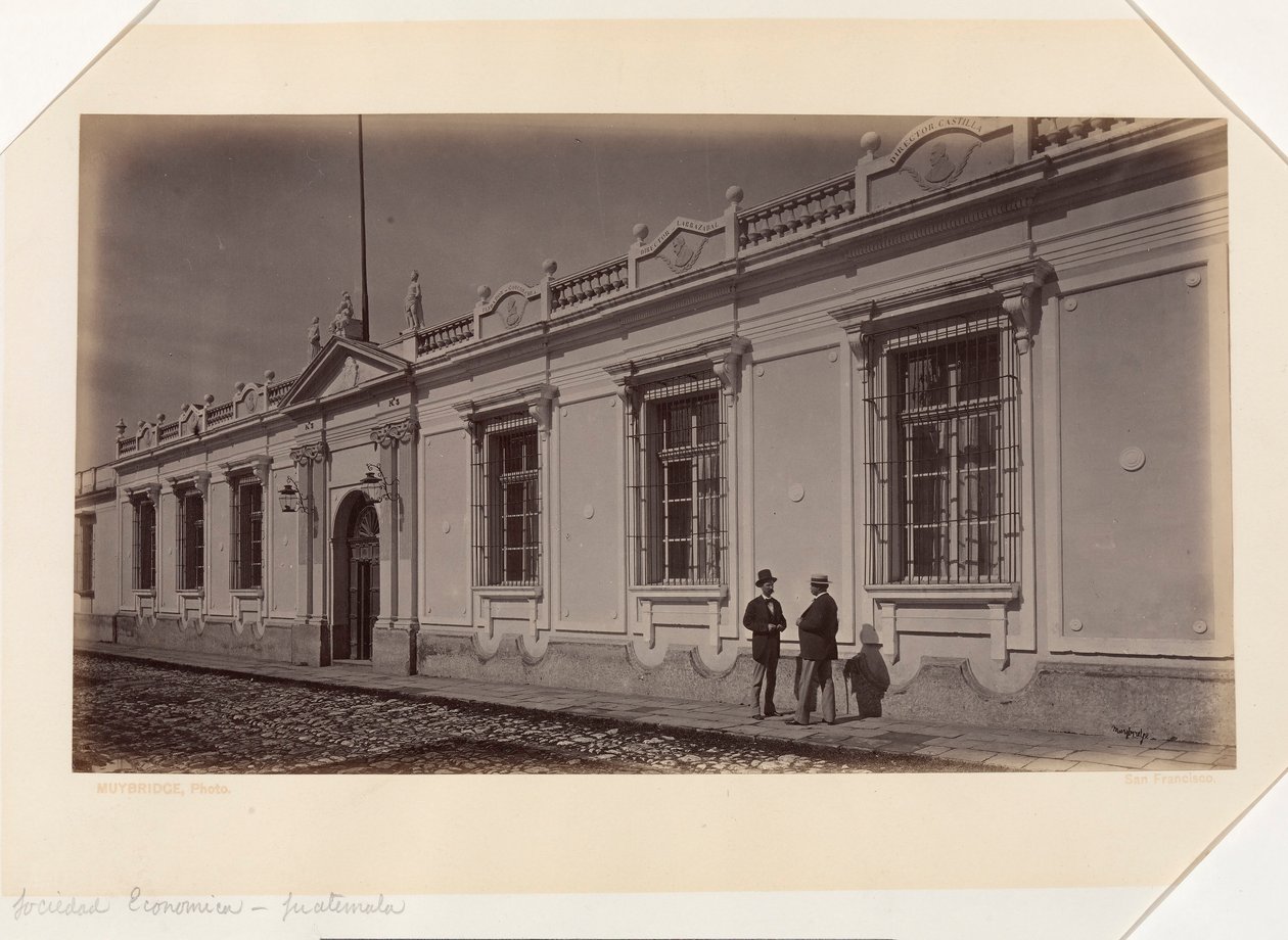 Sociedad Economica, Guatemala von Eadweard Muybridge
