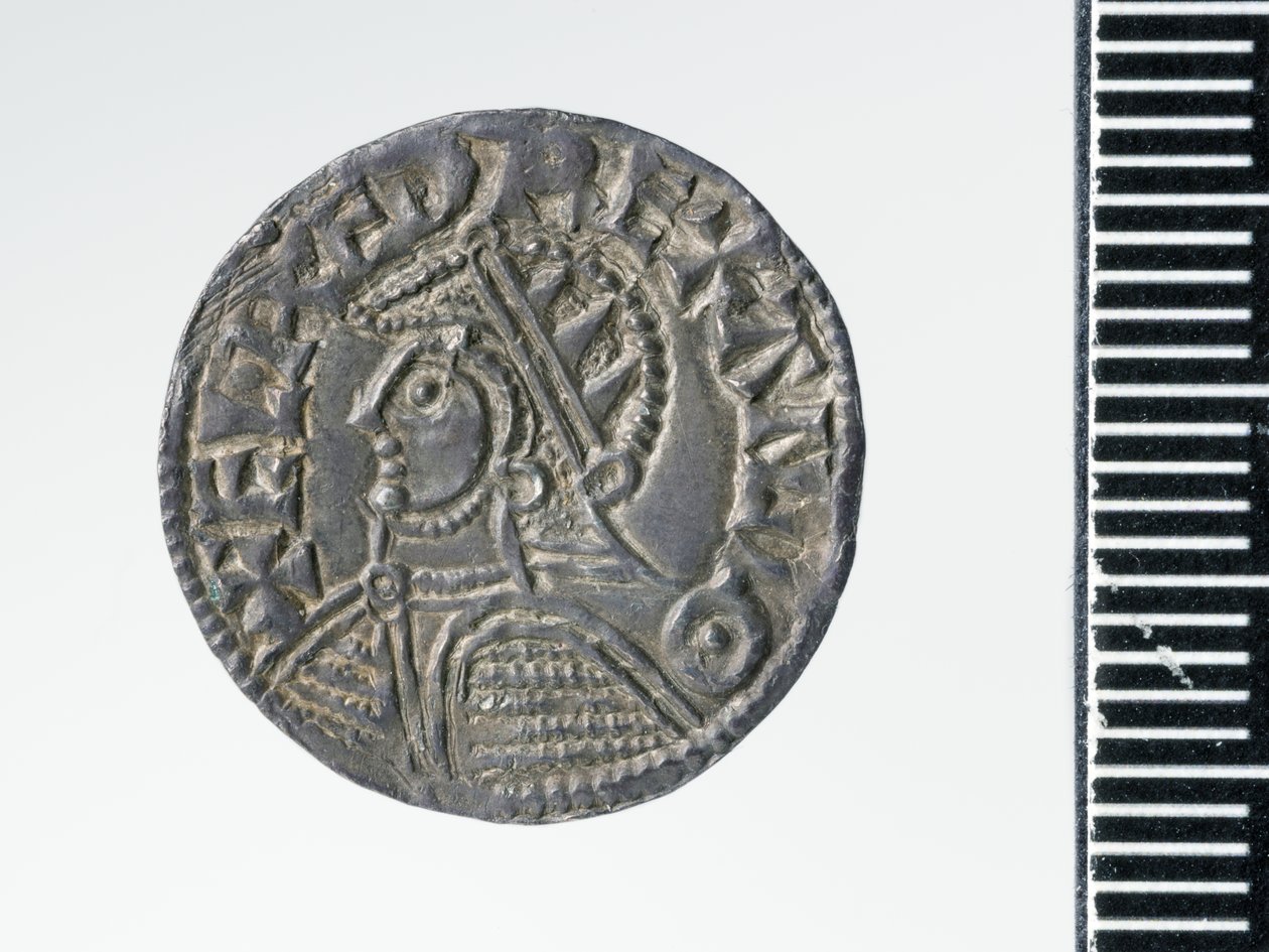 Penny von Æthelred II, Londoner Münze, 978 (Silber) von Ealdgar Ealdgar