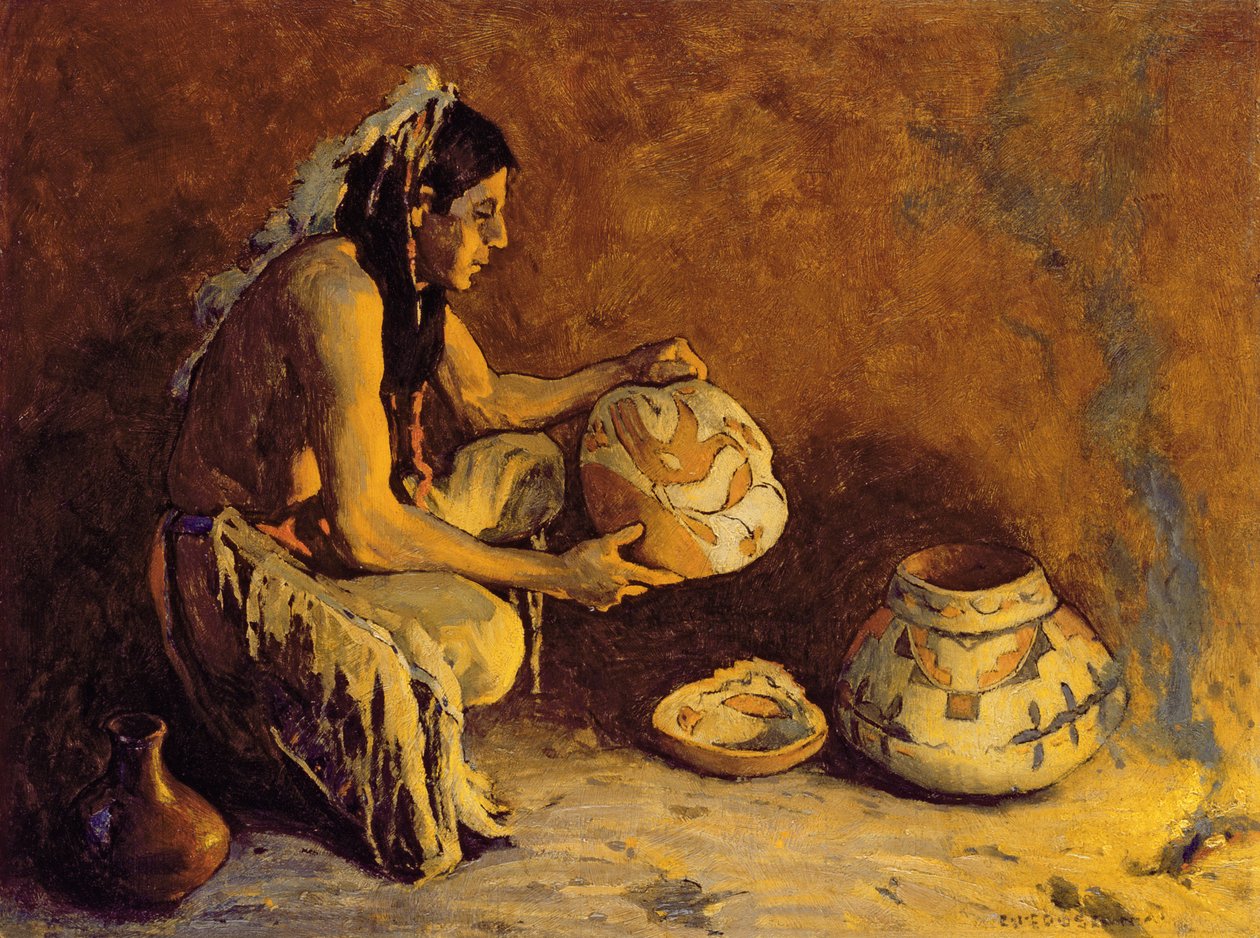 Der Vogelkrug, 1933 von Eanger Irving Couse