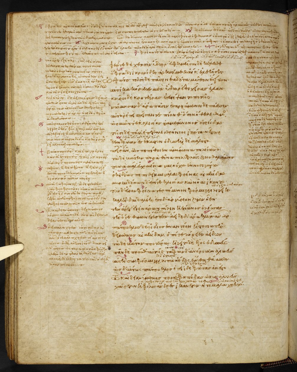 Burney 86, c.86v aus dem Townley Homer (Pergament) von Eastern Mediterranean School
