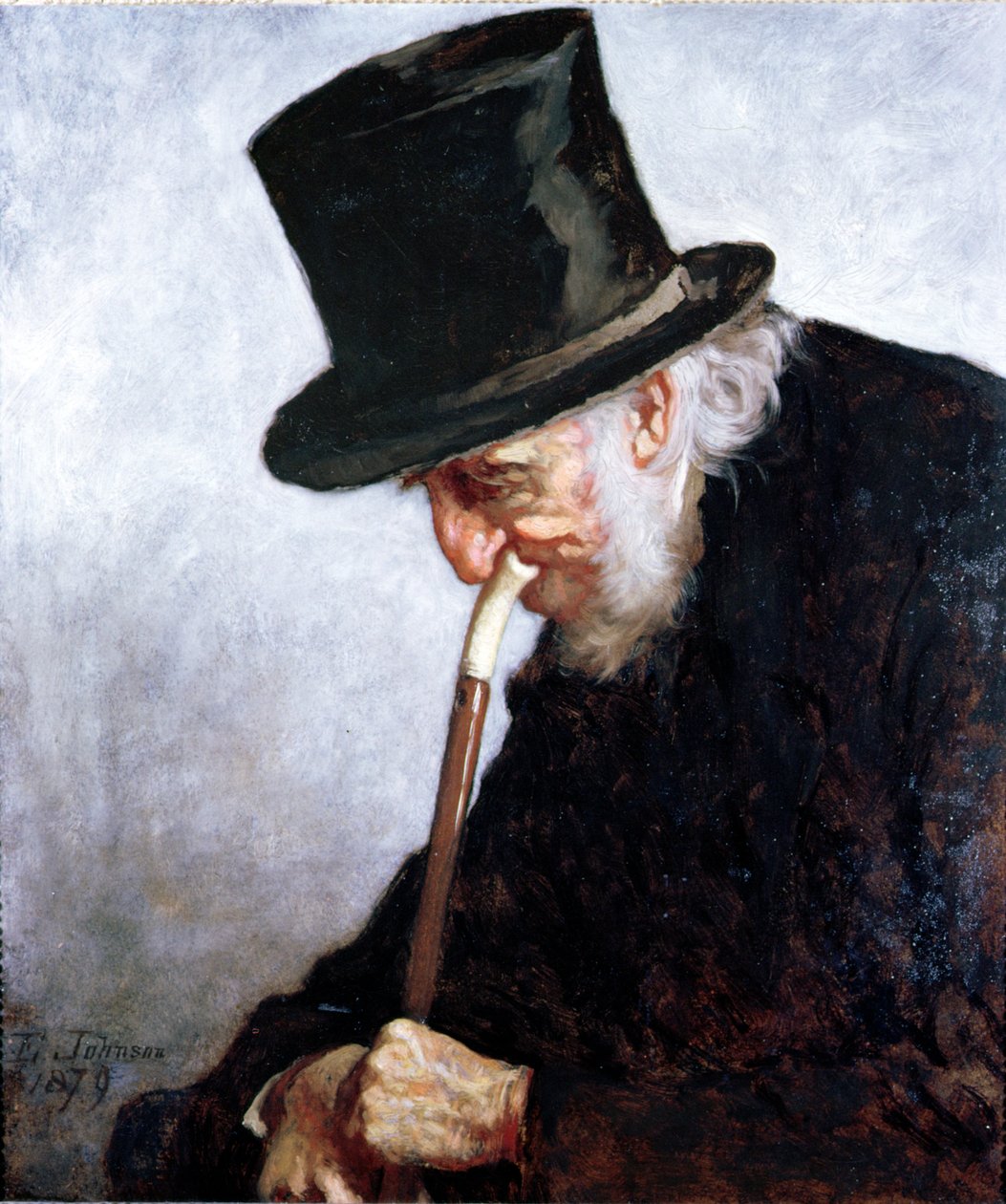 Ein pensionierter Kapitän aus Massachusetts, 1879 von Eastman Johnson