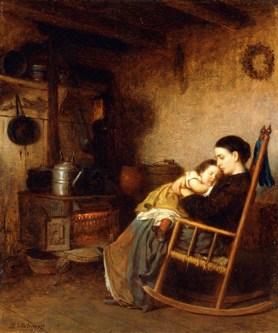 Mutter und Kind von Eastman Johnson