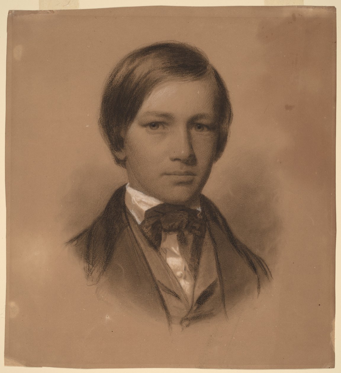 Porträt eines jungen Mannes von Eastman Johnson