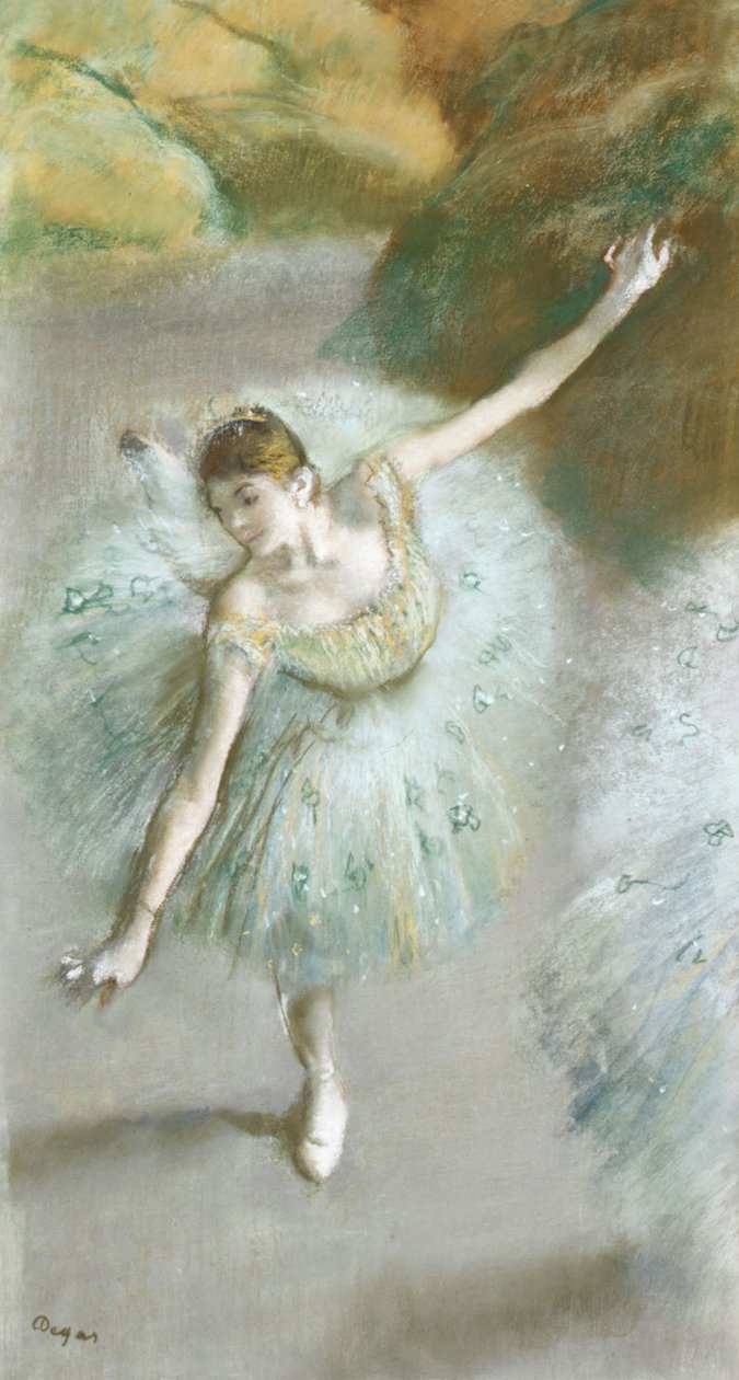 Tänzerin in Grün von Edgar Degas