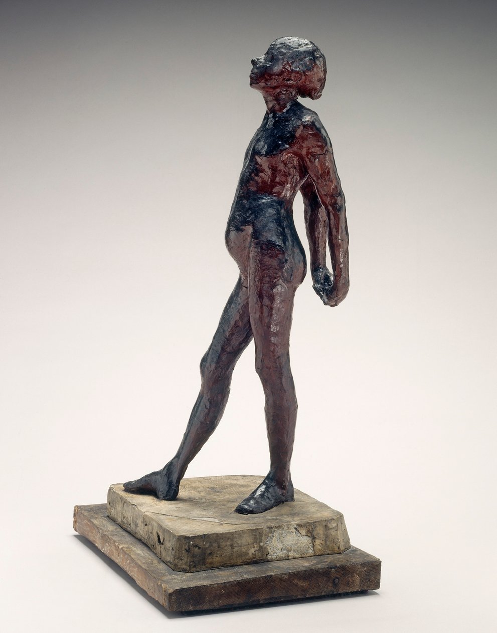 Studie im Akt der kleinen Tänzerin im Alter von vierzehn Jahren (Nackte kleine Tänzerin) ca. 1878-1881 von Edgar Degas