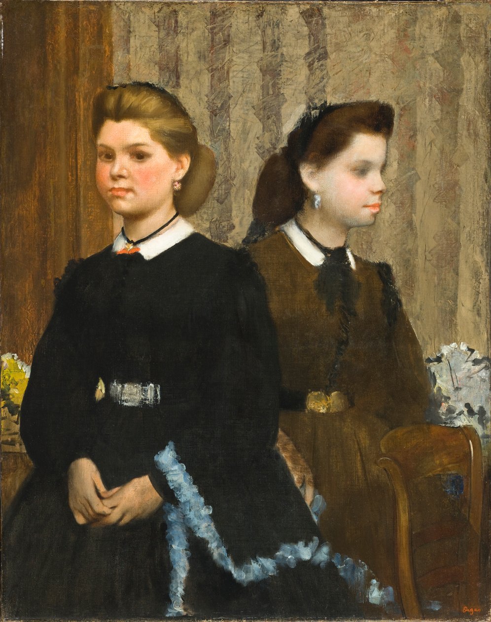 Die Bellelli-Schwestern (Giovanna und Giuliana Bellelli) von Edgar Degas