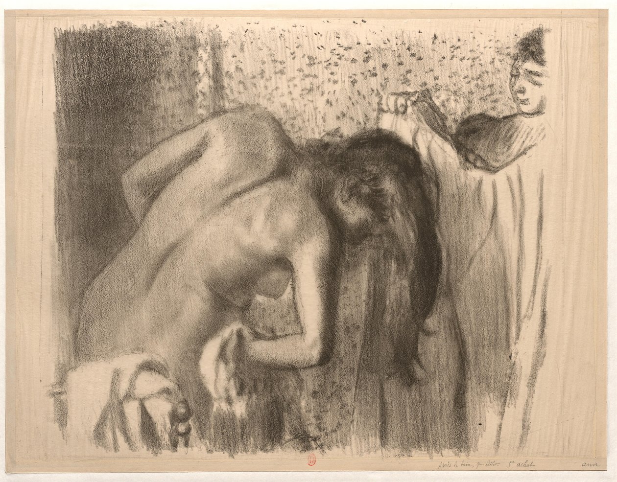 Nach dem Bad von Edgar Degas