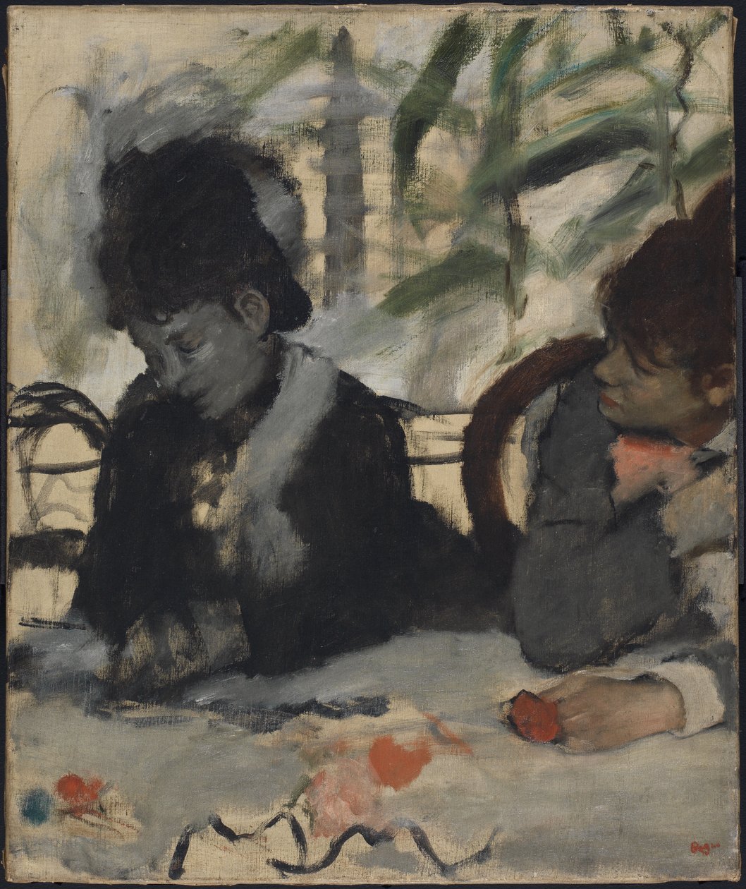 Im Café von Edgar Degas