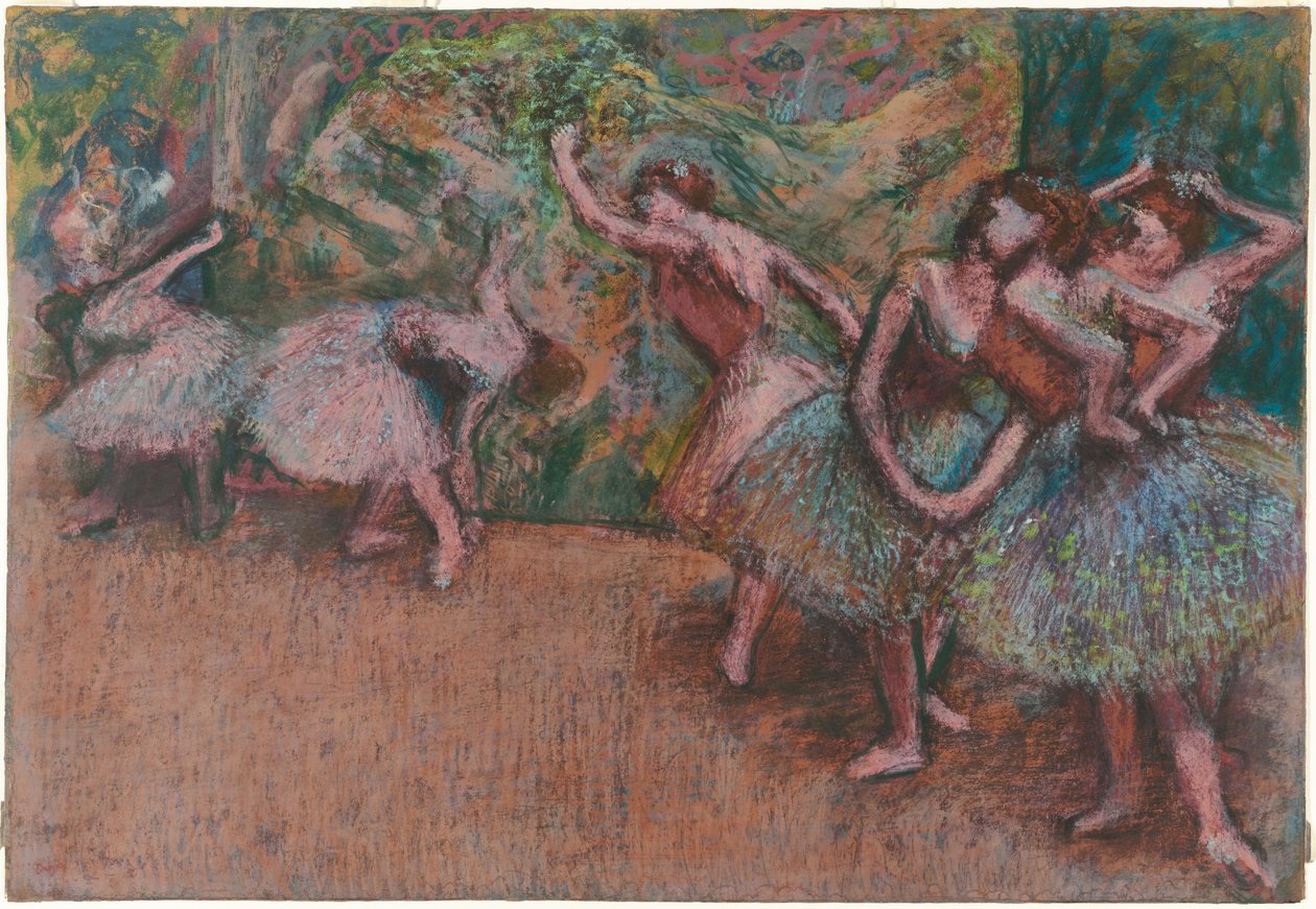 Ballettszene, um 1907 von Edgar Degas