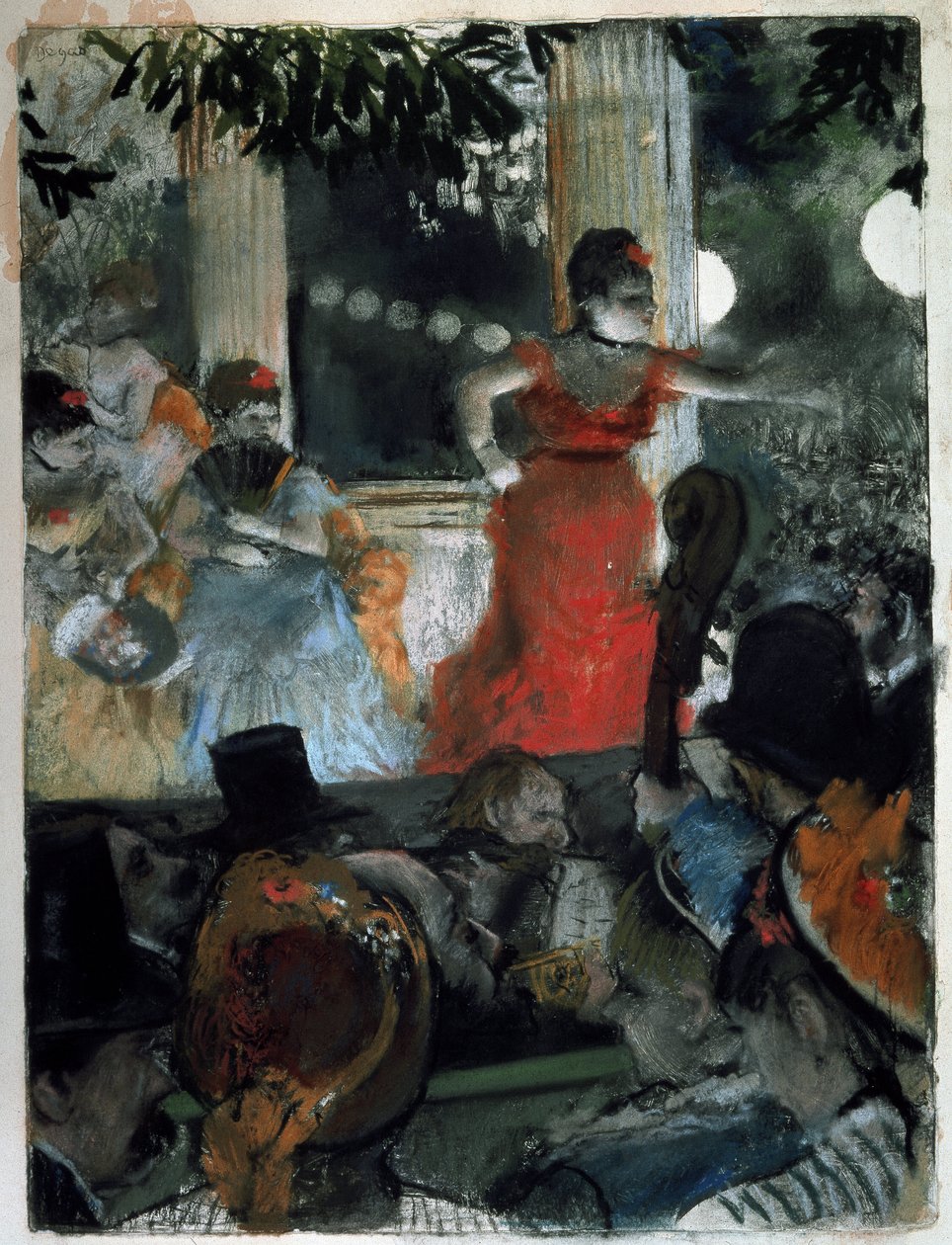 Café-Konzert bei Les Ambassadeurs von Edgar Degas