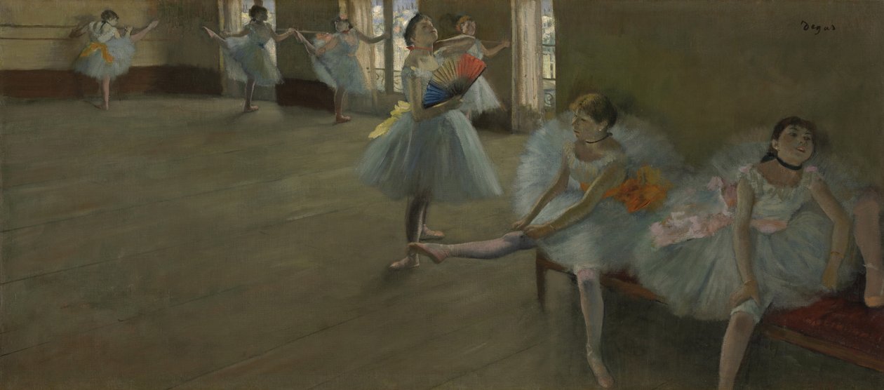 Tänzerinnen im Klassenzimmer, ca. 1880 von Edgar Degas