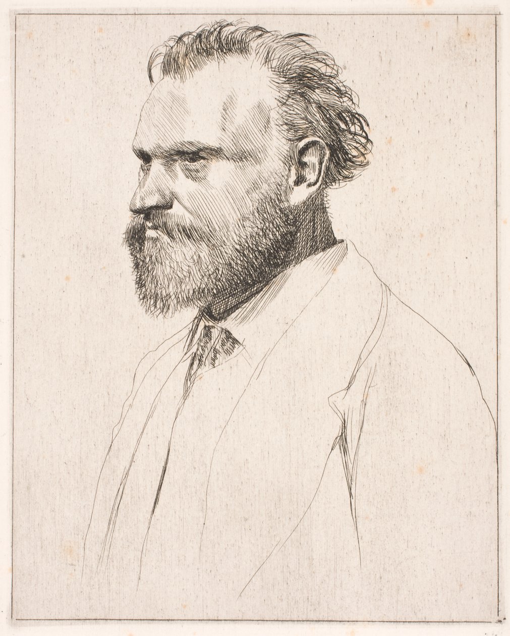 Edouard Manet. Brustbildnis von Edgar Degas