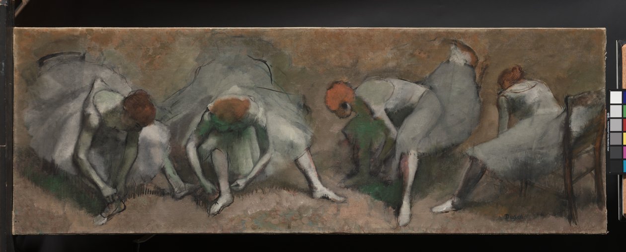 Fries der Tänzer, ca. 1895 von Edgar Degas