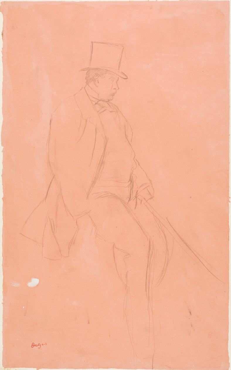 Reitender Herr von Edgar Degas