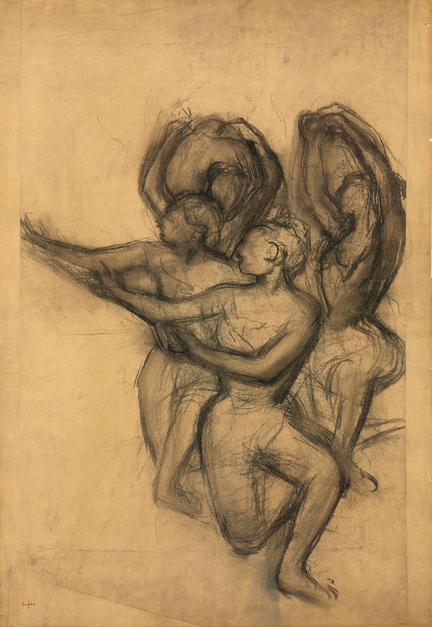 Gruppe von Tänzern, ca. 1895-1900 von Edgar Degas