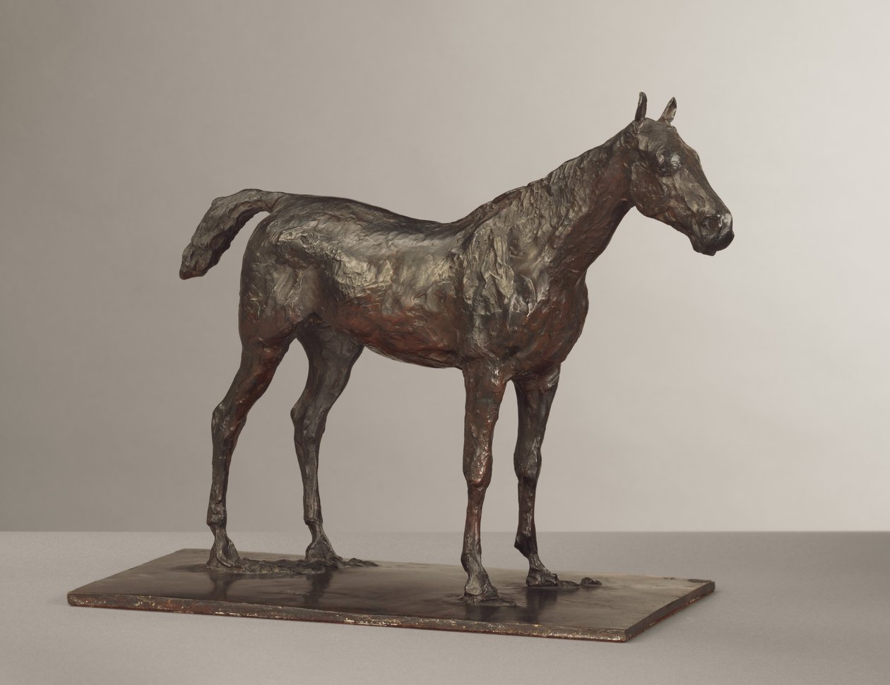 Stehendes Pferd, modelliert ca. 1870er, gegossen 1919-21 von Edgar Degas