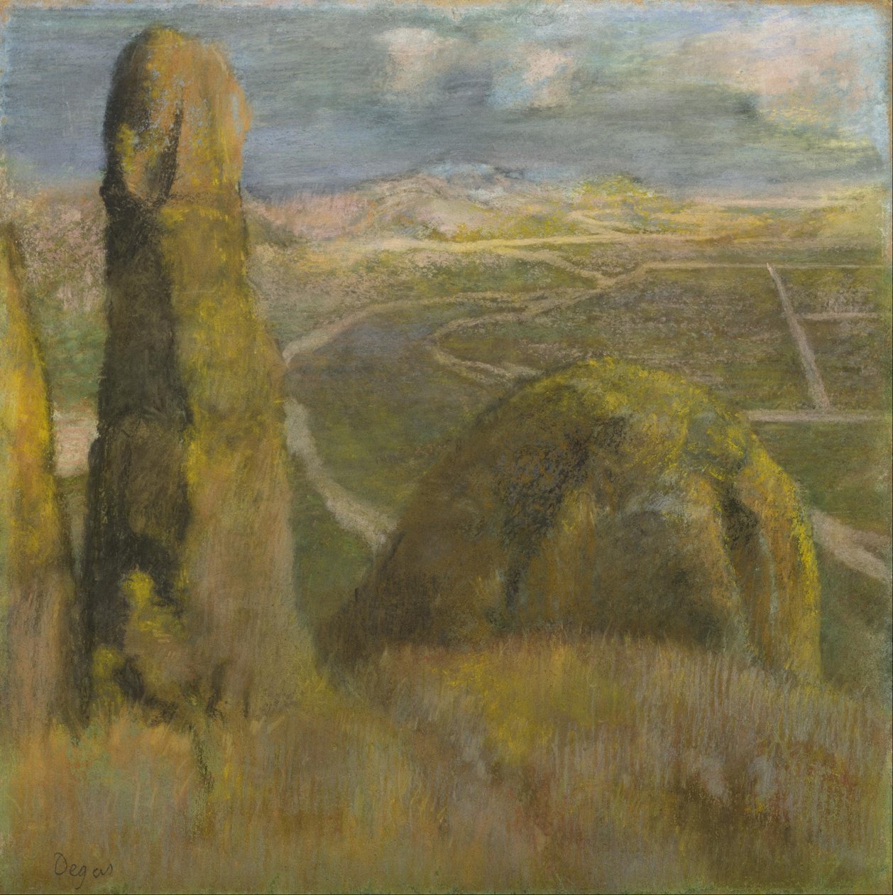 Landschaft, ca. 1892 von Edgar Degas