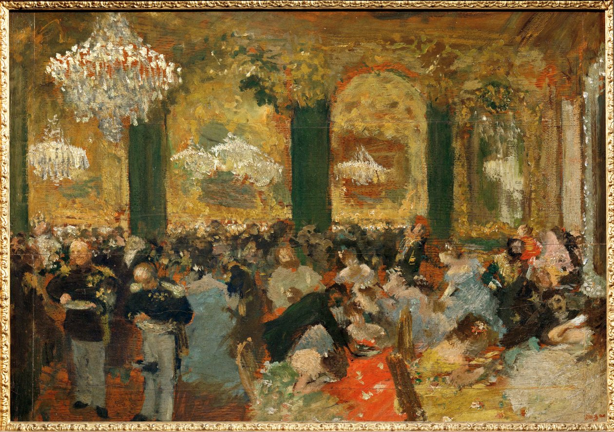 Das Abendessen beim Ball von Edgar Degas