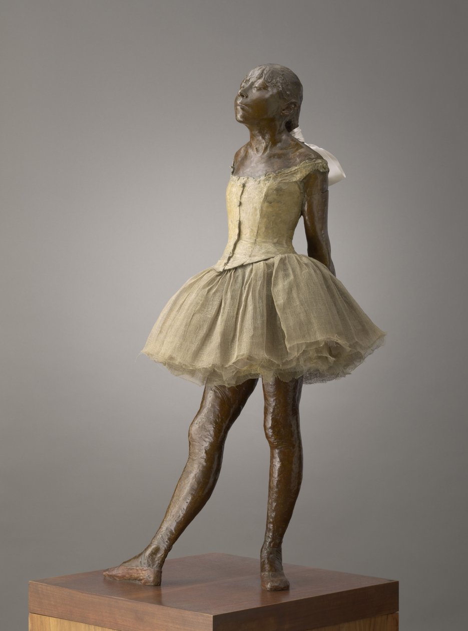 Kleine Tänzerin im Alter von Vierzehn, modelliert 1879-81, gegossen 1919-21 von Edgar Degas