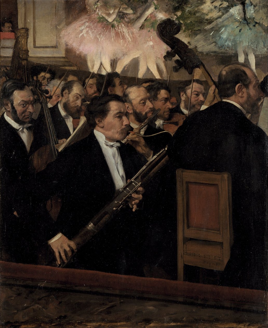 Das Orchester der Oper von Edgar Degas