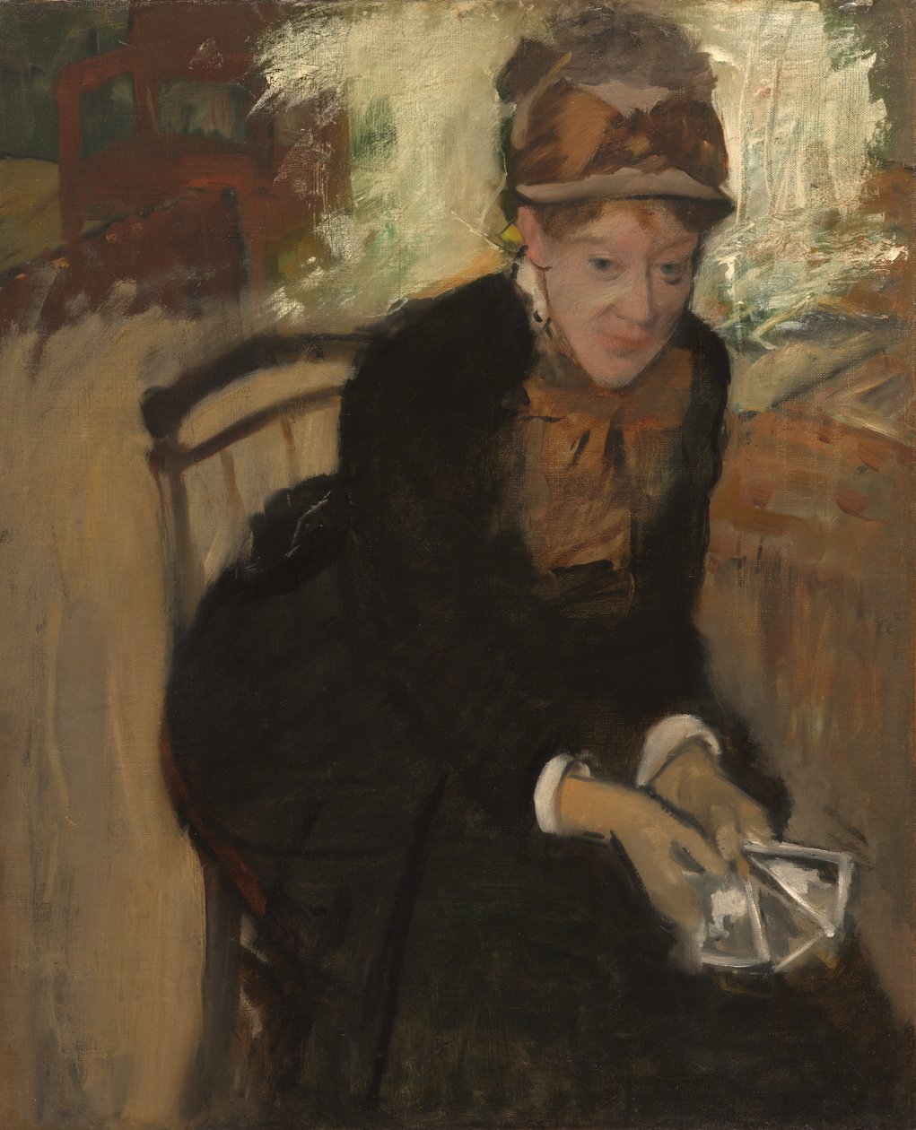 Mary Stevenson Cassatt (1844-1926), um 1880-84 von Edgar Degas