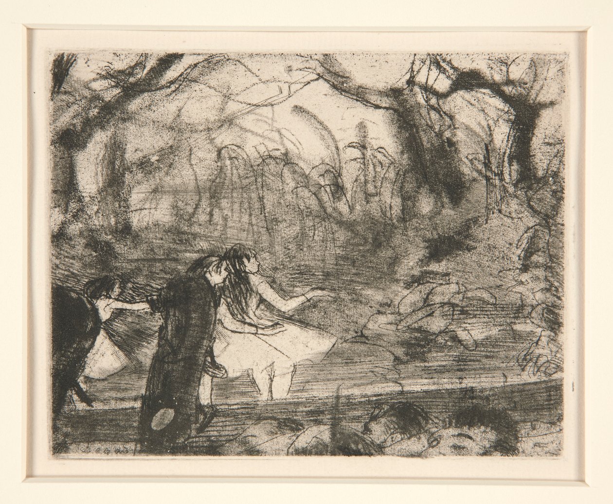 Auf der Bühne III von Edgar Degas