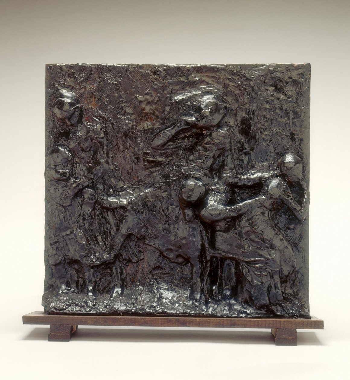 Äpfelpflücken-Denkmal oder Familienidylle, ca. 1881, möglicherweise 1890er Jahre von Edgar Degas