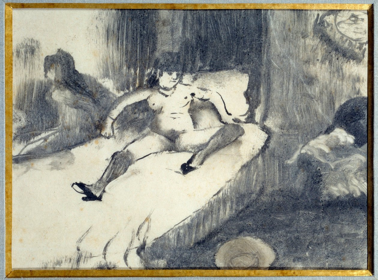 Ruhe auf dem Bett von Edgar Degas