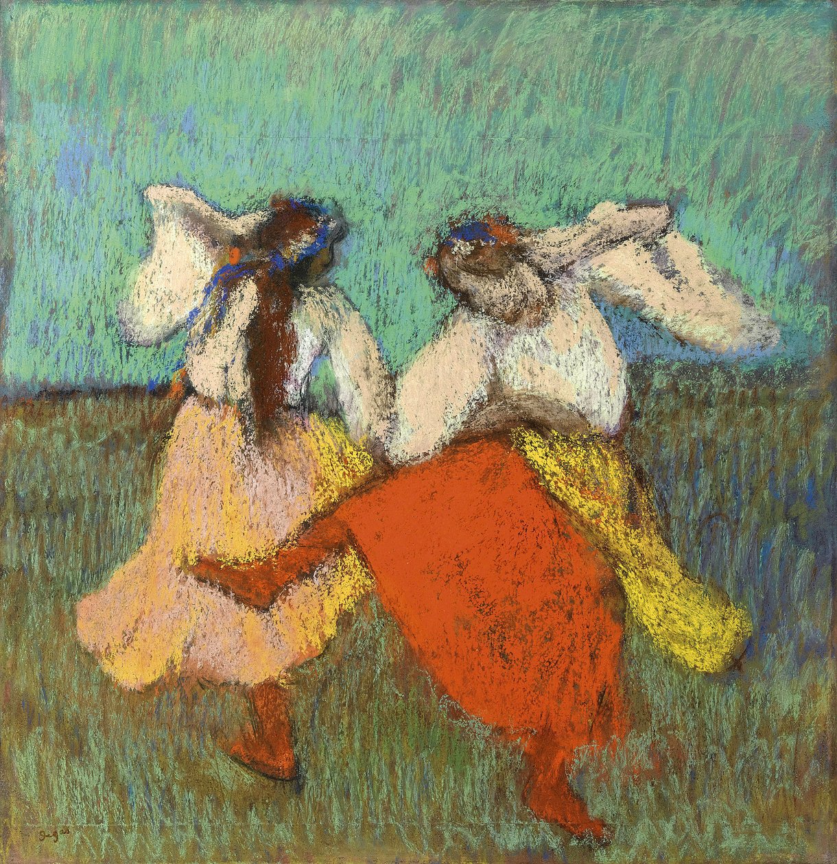 Russische Tänzerinnen von Edgar Degas