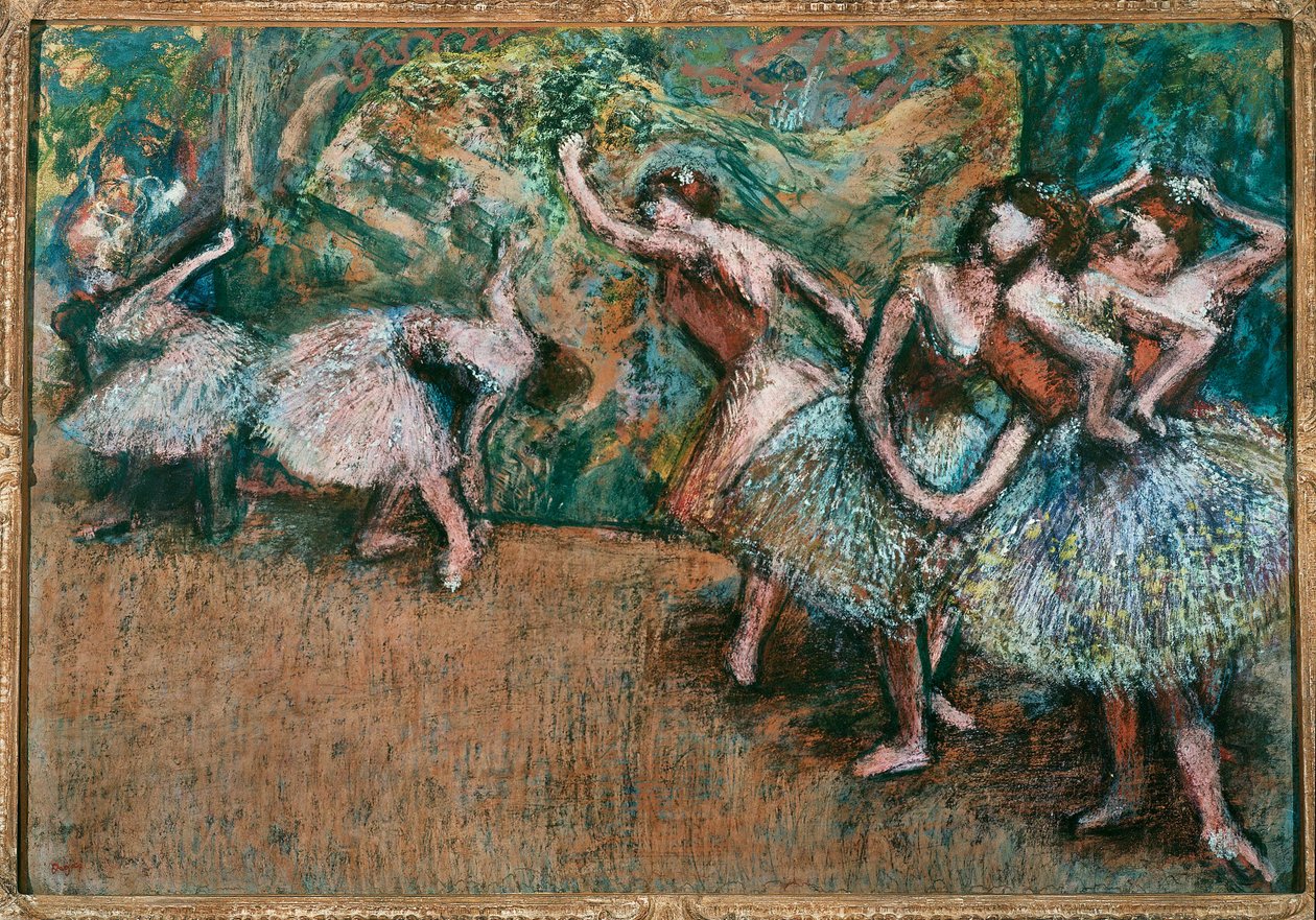 Szene aus einem Ballett von Edgar Degas