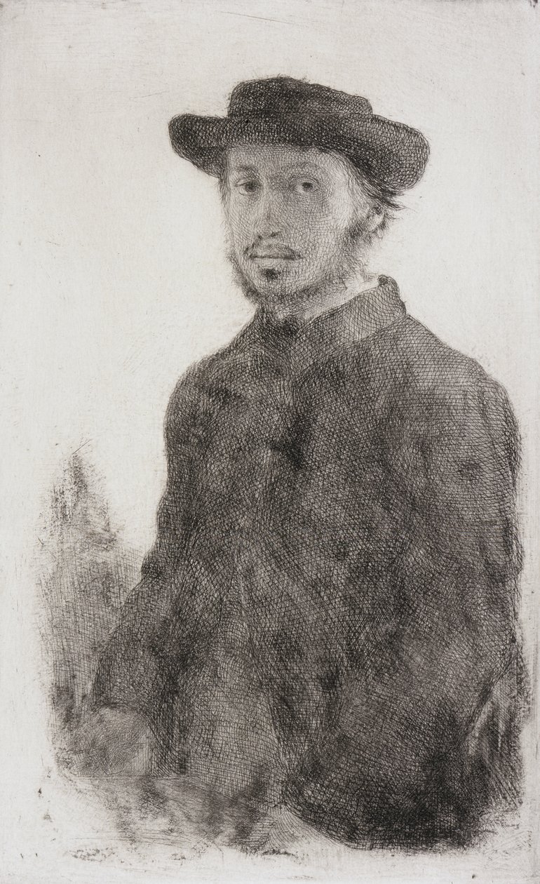 Selbstporträt von Edgar Degas