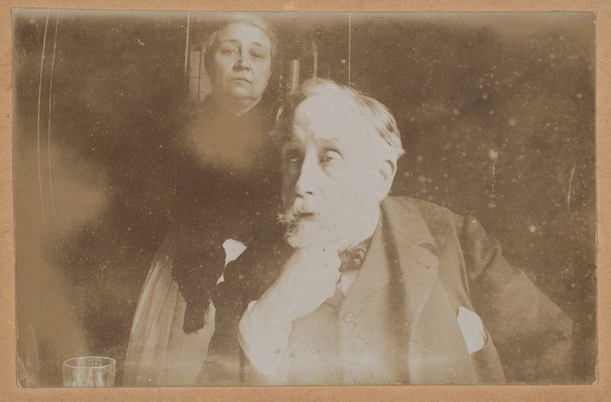 Selbstporträt mit Zoé Closier von Edgar Degas