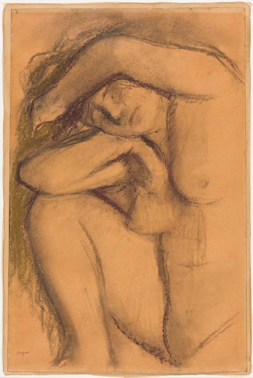 Studie des Aktes von Edgar Degas