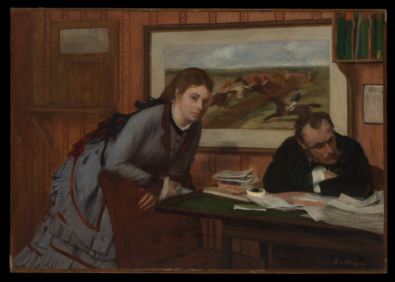 Schmollen von Edgar Degas