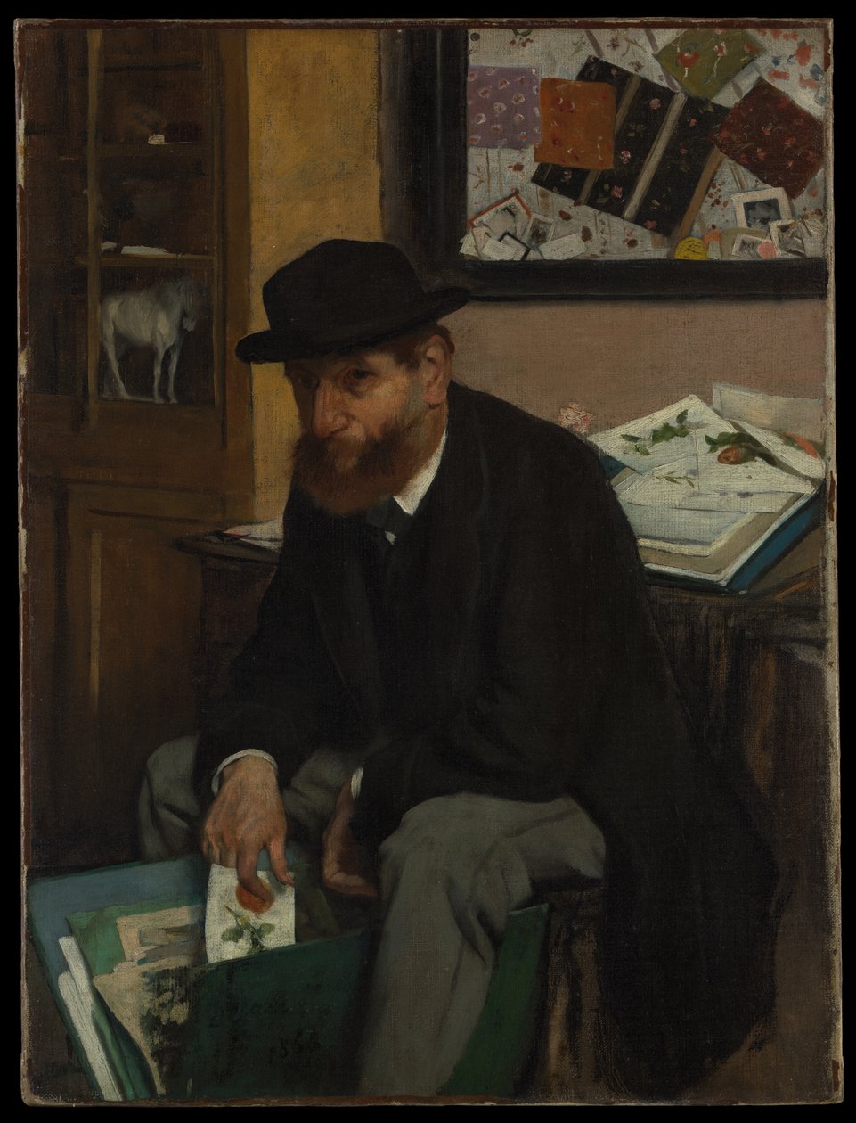Der Sammler von Drucken von Edgar Degas