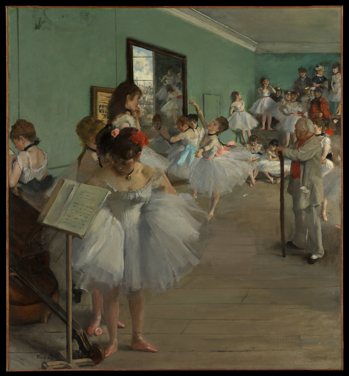 Die Tanzklasse von Edgar Degas