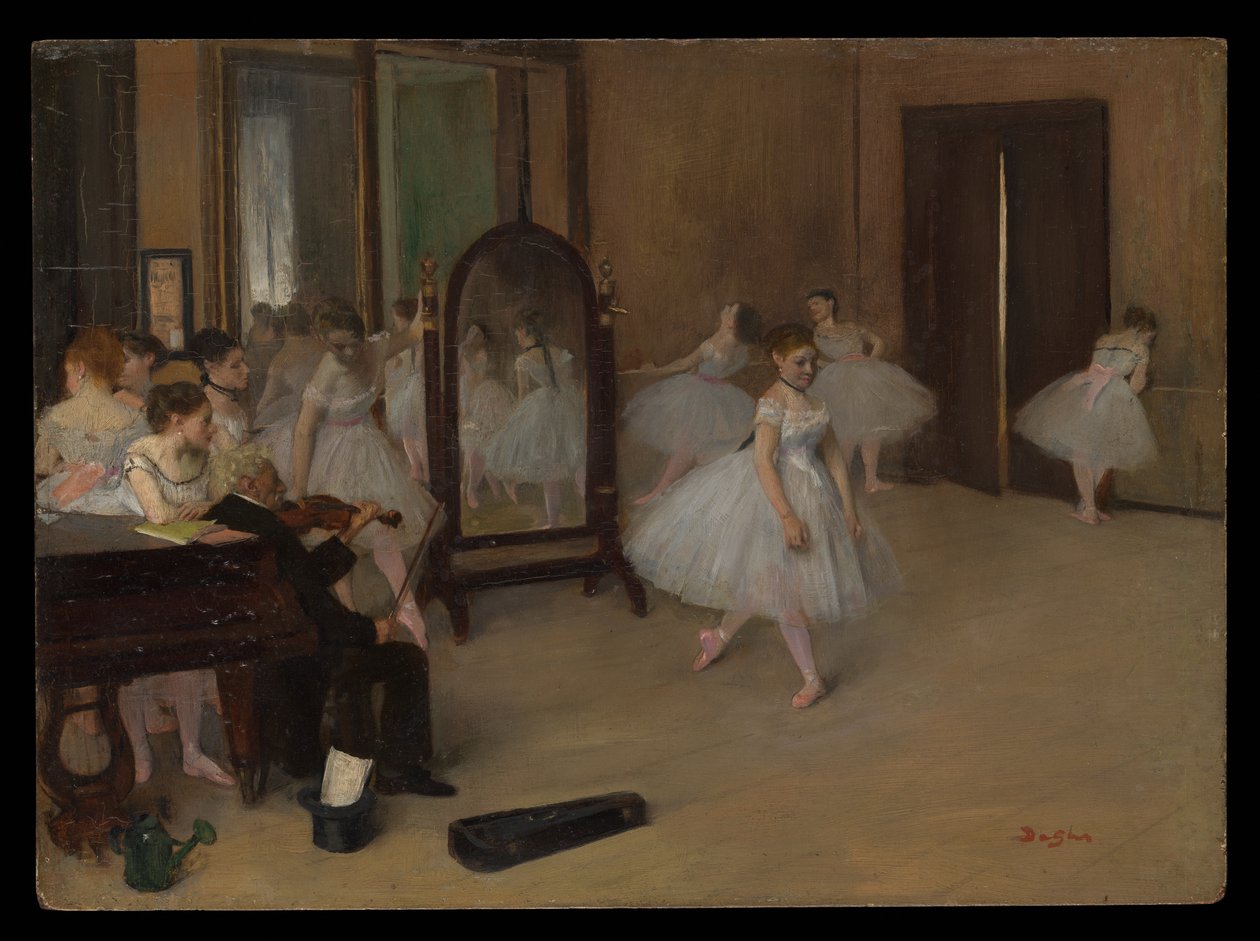 Die Tanzklasse von Edgar Degas