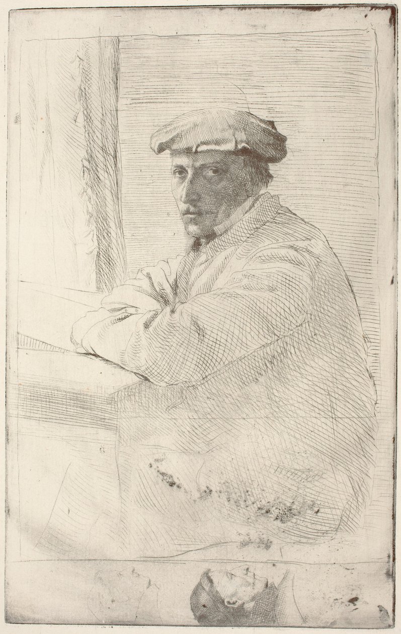Der Graveur Joseph Tourny (Le graveur Joseph Tourny) von Edgar Degas