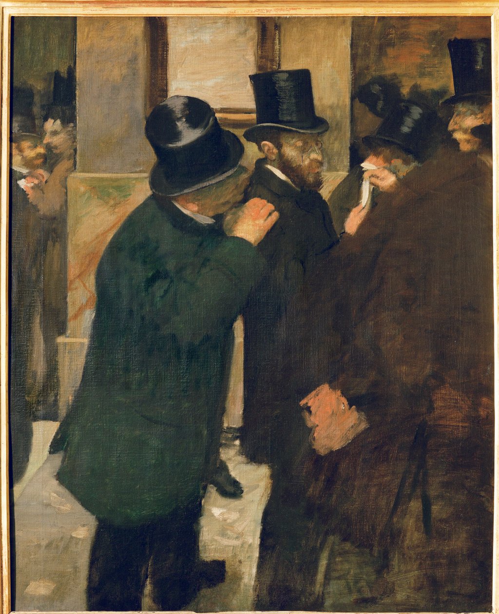 Die Pariser Börse von Edgar Degas