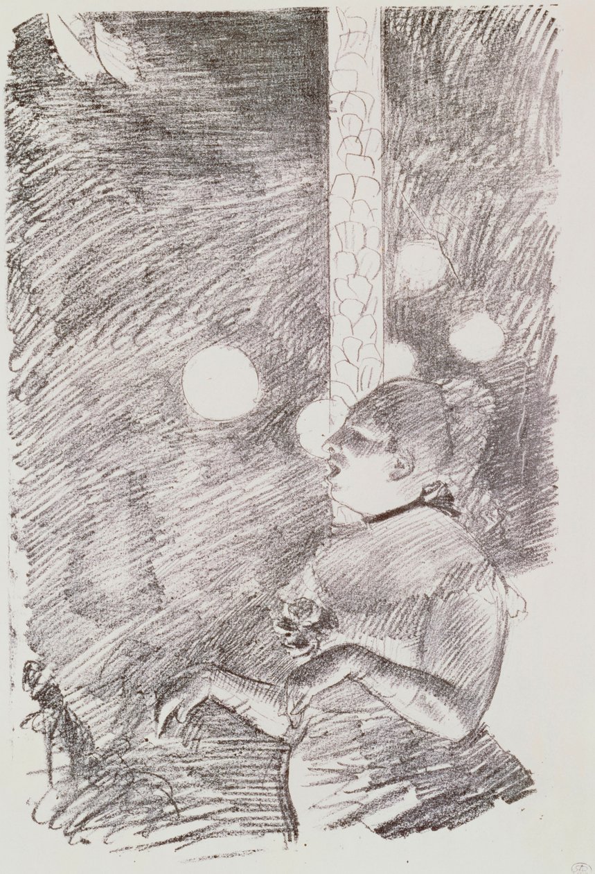 Das Lied des Hundes, 1876-77 von Edgar Degas