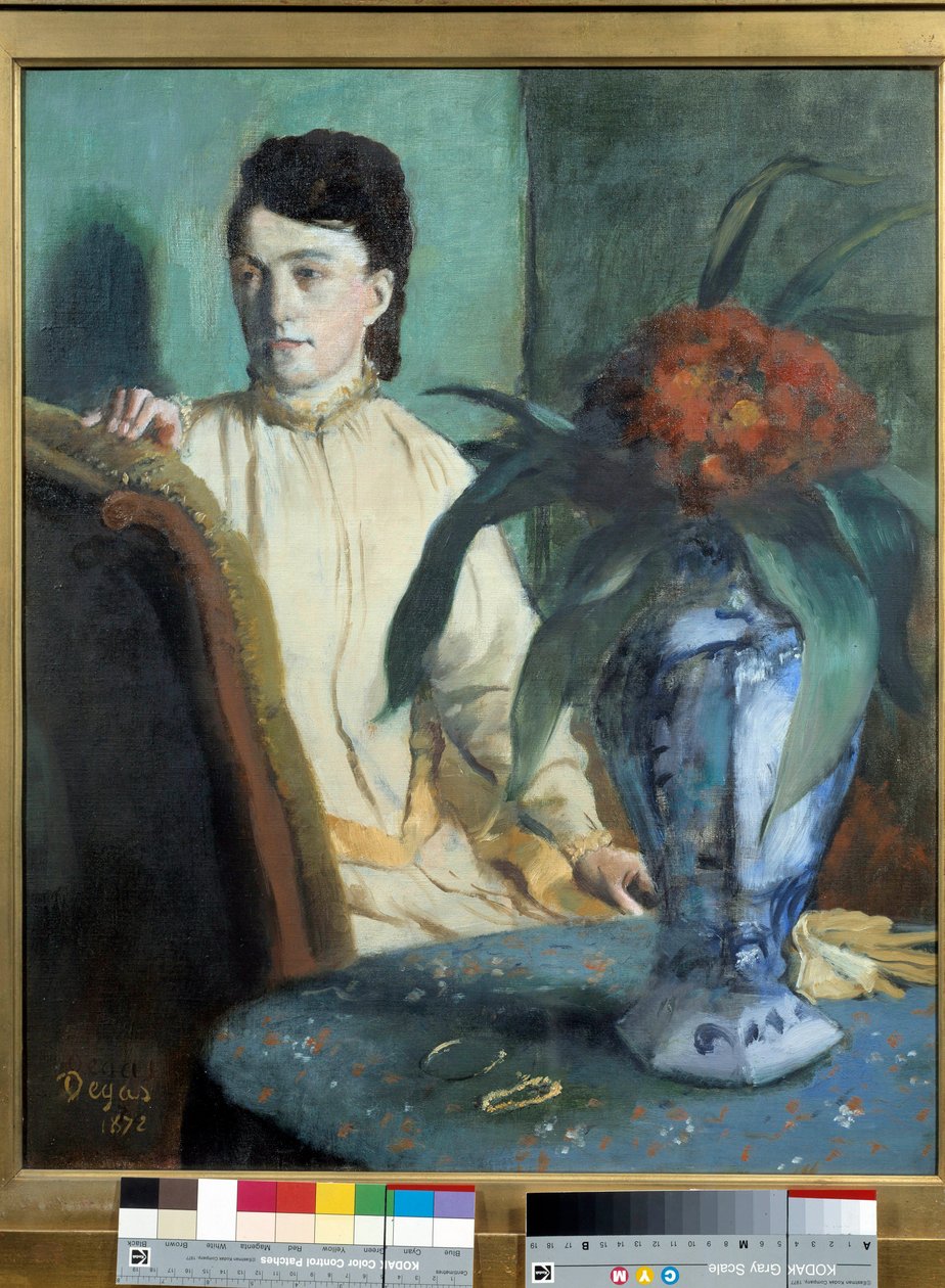 Die Frau mit der Potiche von Edgar Degas