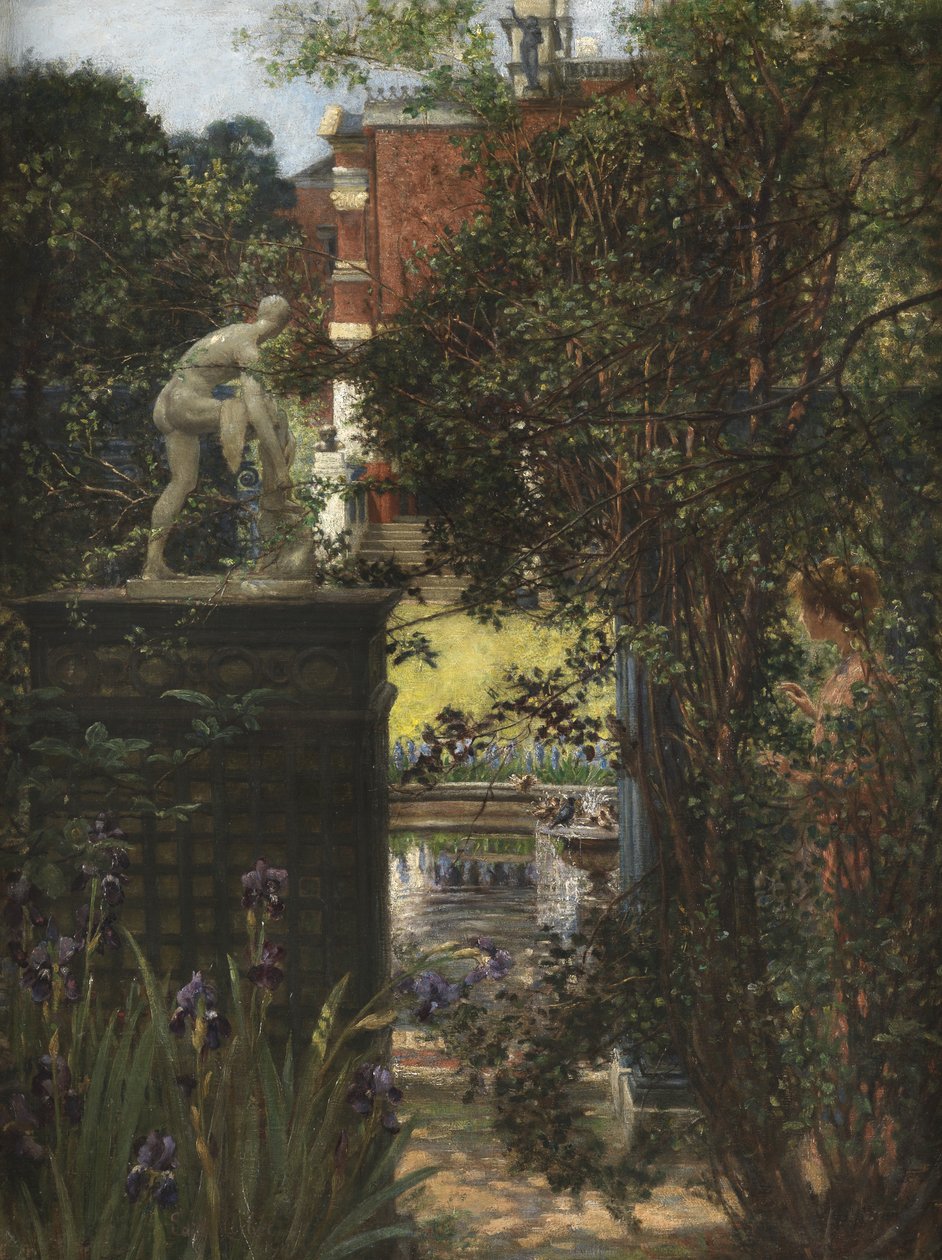 Der Garten des Hauses von Alma-Tadema, 1911