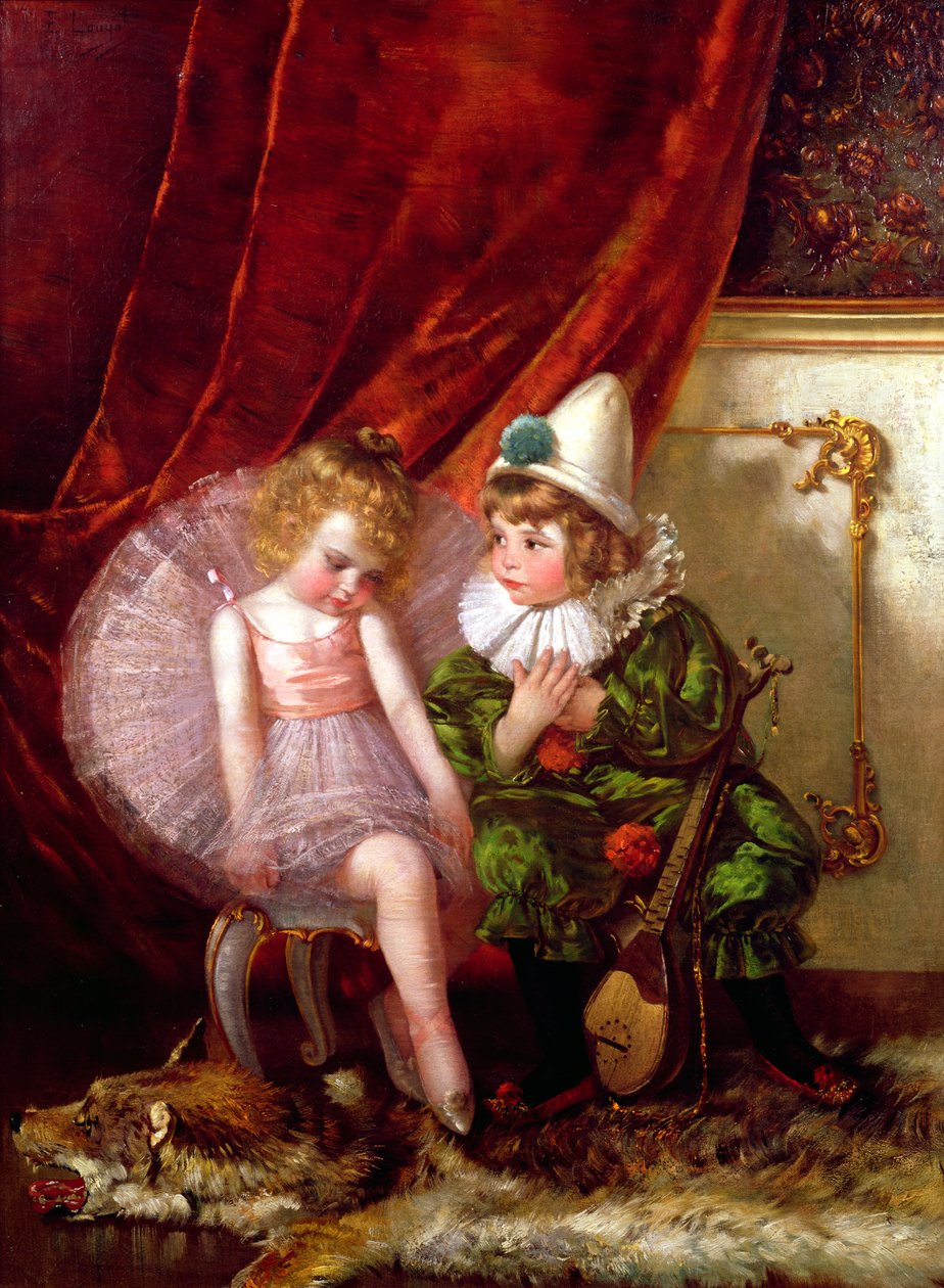Pierrot und Pierrette von Edmond Louyot